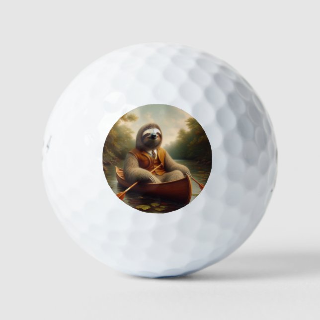 Pelotas De Golf Slots In A Canoe (Anverso)