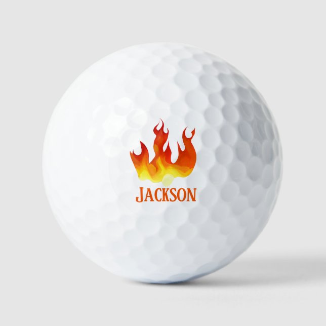 Pelotas De Golf Smokin Hot Golf Balls (Anverso)