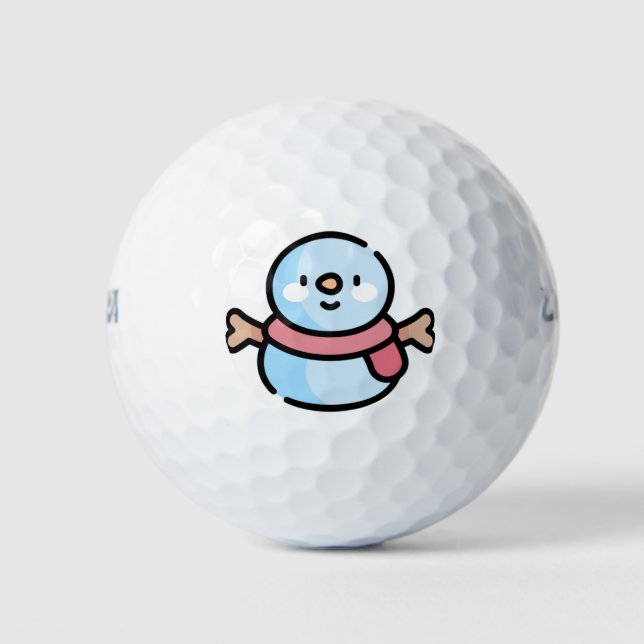 Pelotas De Golf snowman (Anverso)