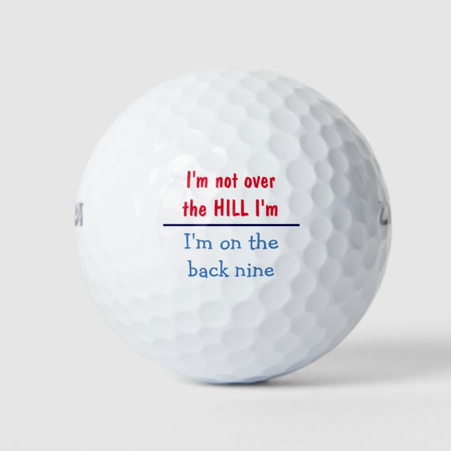 Pelotas De Golf Sobre la colina (Anverso)