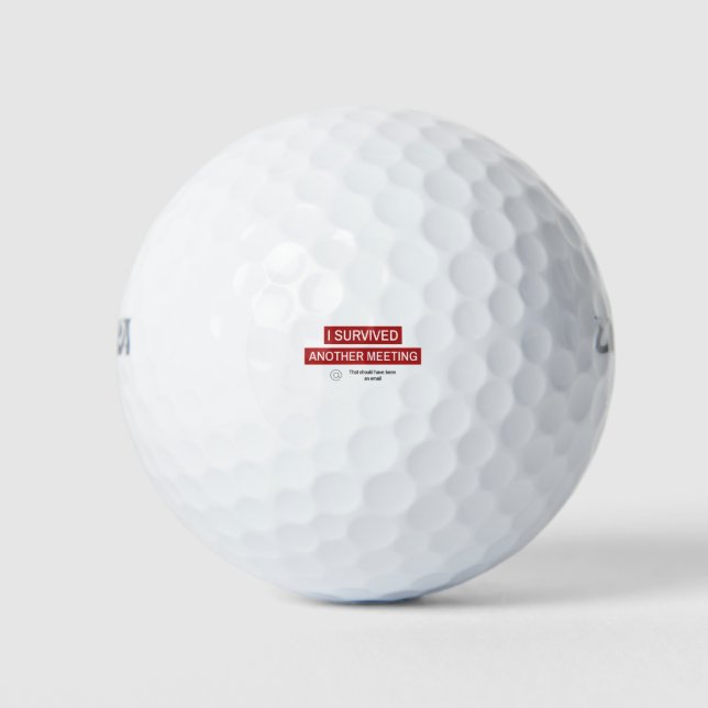 Pelotas De Golf Sobreviví a otra reunión (Anverso)