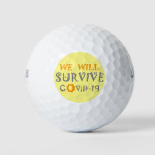 Pelotas De Golf Sobreviviremos a COVID-19: Un mensaje de resilienc