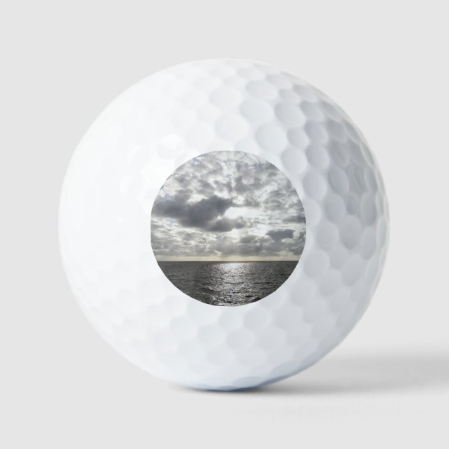Pelotas De Golf Sol brillando a través de las nubes (Anverso)