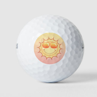Pelotas De Golf Sol sonriente