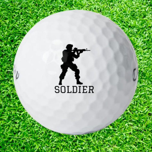 Pelotas De Golf SOLDIER Military Golf Gifts! (From army-themed golf balls to unique presents for active duty or retired soldiers)