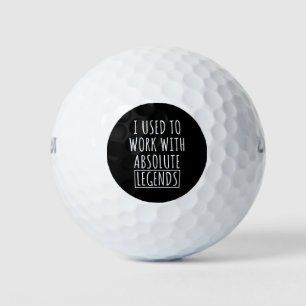 Pelotas De Golf Solía Trabajar Con Leyendas Absolutas