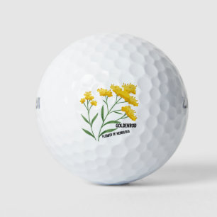 Pelotas De Golf Solidago, Flor del Estado de Nebraska