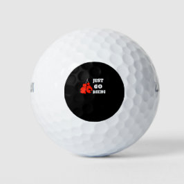 Pelotas De Golf Solo ve a boxear | Los mejores regalos de boxeo pa