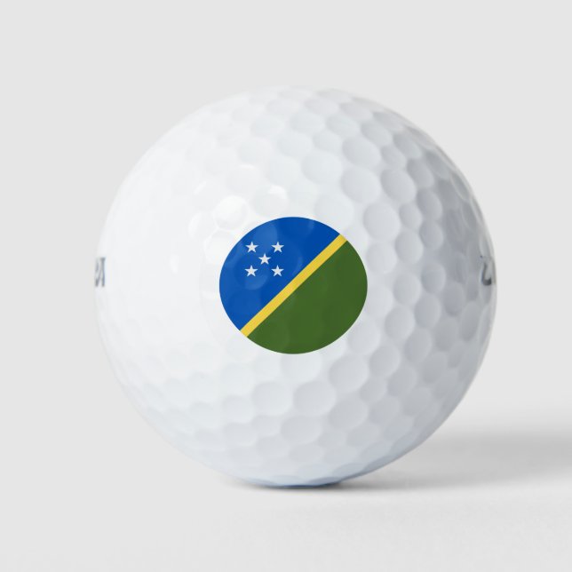 Pelotas De Golf Solomon Islands Flag (Anverso)