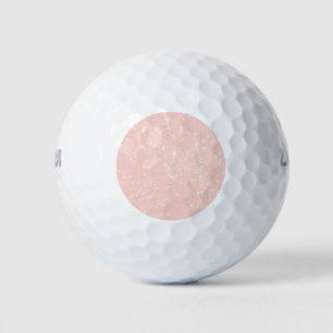 Pelotas De Golf Sombrero rosa Rubor - Añadir texto, monograma como
