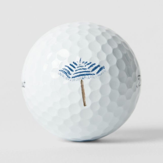 Pelotas De Golf Sombrilla de playa (Anverso)