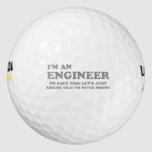 Pelotas De Golf Soy ingeniero
