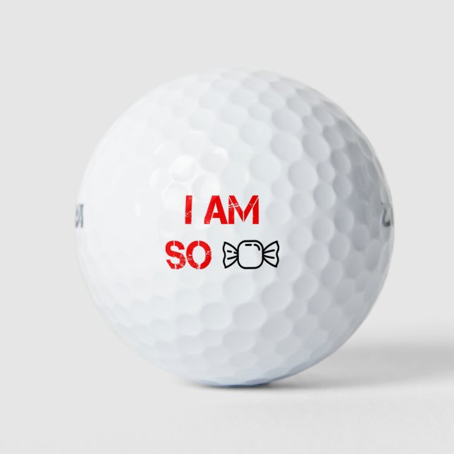 Pelotas De Golf Soy tan dulce (Anverso)