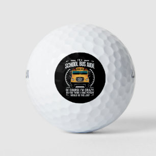Pelotas De Golf Soy una ayudante de autobús escolar divertido de v