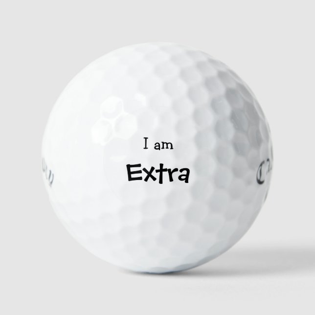 Pelotas De Golf Soy Una Jerga Extra Divertida (Anverso)