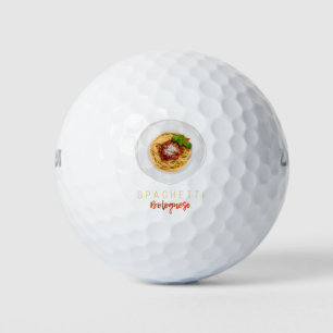 Pelotas De Golf Spaghetti bolognese pasta noodle gourmet chef
