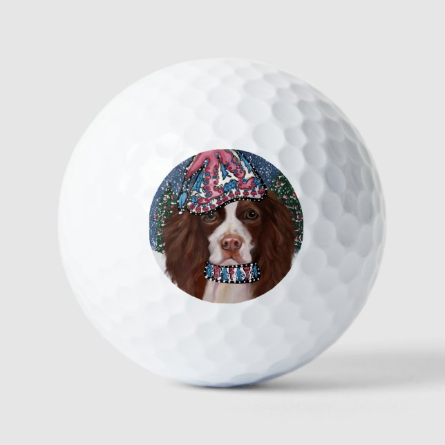 PELOTAS DE GOLF SPANIEL DE PRIMAVERA INGLESA (Anverso)