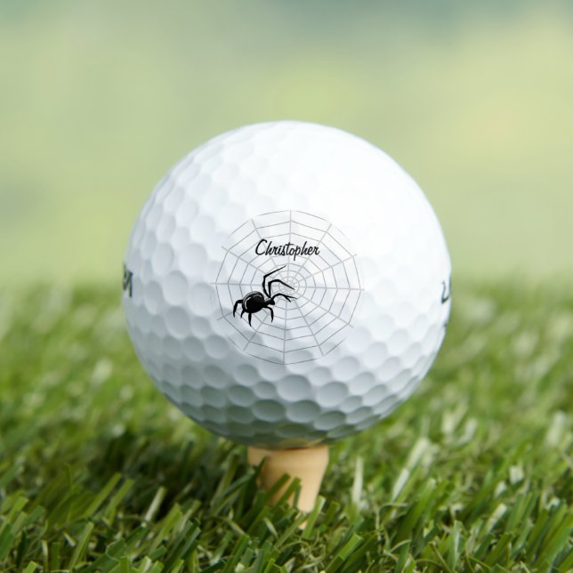 Pelotas De Golf Spiders Web Design (Camiseta in situ)