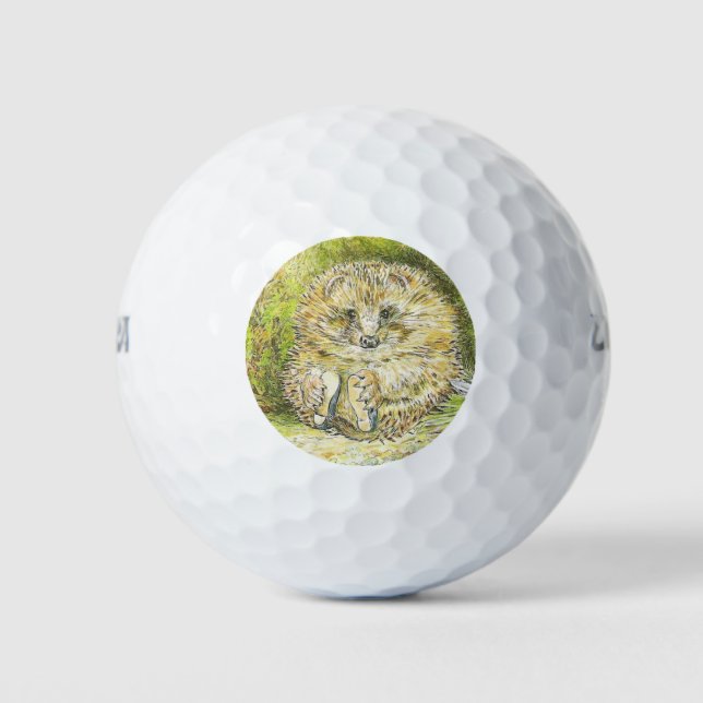 Pelotas De Golf Sr. Pricky Pin (Hedgehog) (de Beatrix Potter) (Anverso)