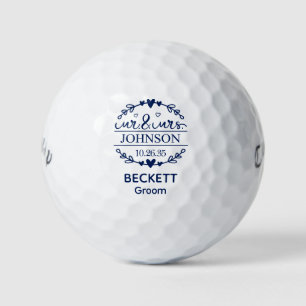 Pelotas De Golf Sr & Sra Novio