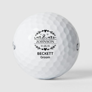 Pelotas De Golf Sr. y Sra. Novio