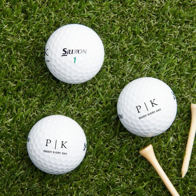 Pelotas De Golf Srixon Soft Feel 13 Monograma Moderno (Césped in situ)