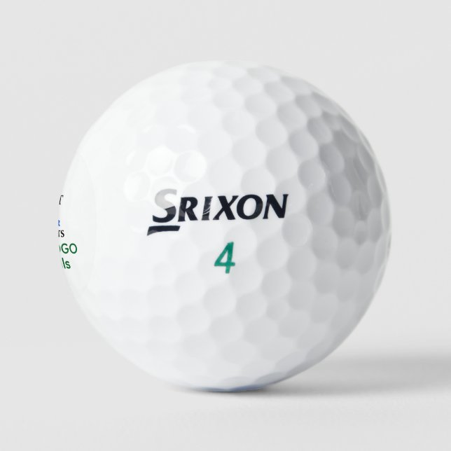 Pelotas de Golf Srixon Soft Feel - Paquete con Nom (Logo)