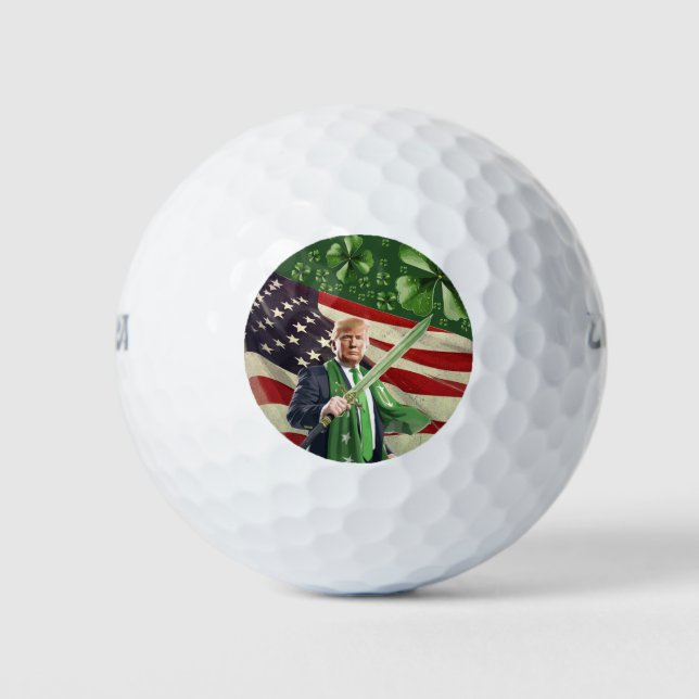 Pelotas De Golf St. Paddy de Trump (Anverso)