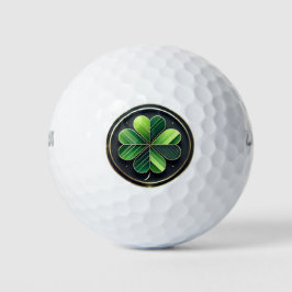 Pelotas De Golf St. Patrick's Day Shamrock Green Clover
