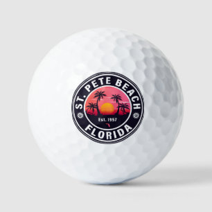 Pelotas De Golf St Pete Beach Florida Estilo atlético vintage de l