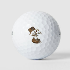 Pelotas De Golf Steampunk Skull