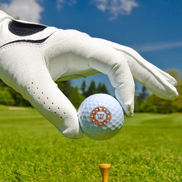 Pelotas De Golf Steampunk Super Colorful Rusty Gear I