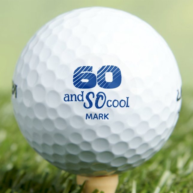 Pelotas De Golf Stepfather Gift - Diseño de Guay Golf 60 y So (Subido por el creador)