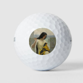 Pelotas De Golf Stitching the Standard Flag (Mujer medieval)
