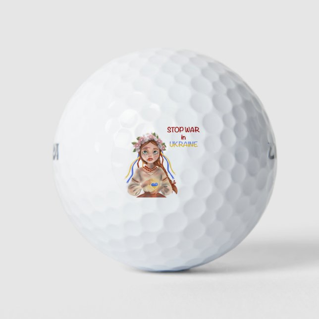 Pelotas De Golf stop war in Ukraine (Anverso)