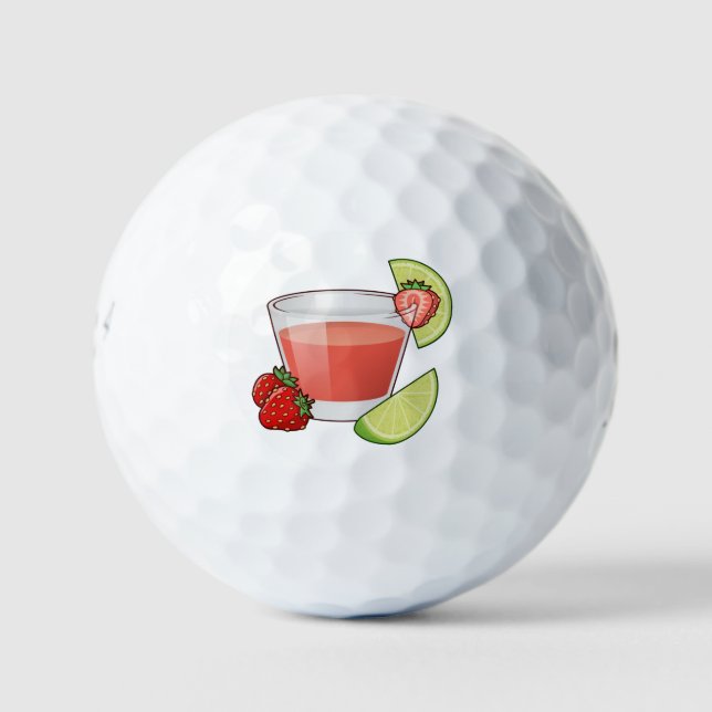 Pelotas de golf Strawberry Daiquiri (Anverso)
