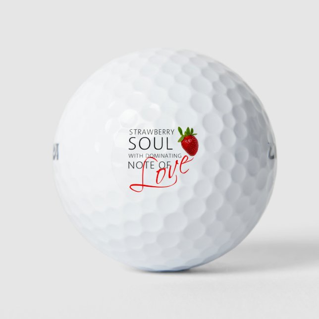 Pelotas De Golf Strawberry Soul (Anverso)
