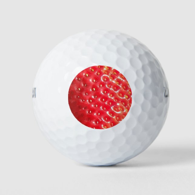 Pelotas De Golf Strawberry Square (Anverso)