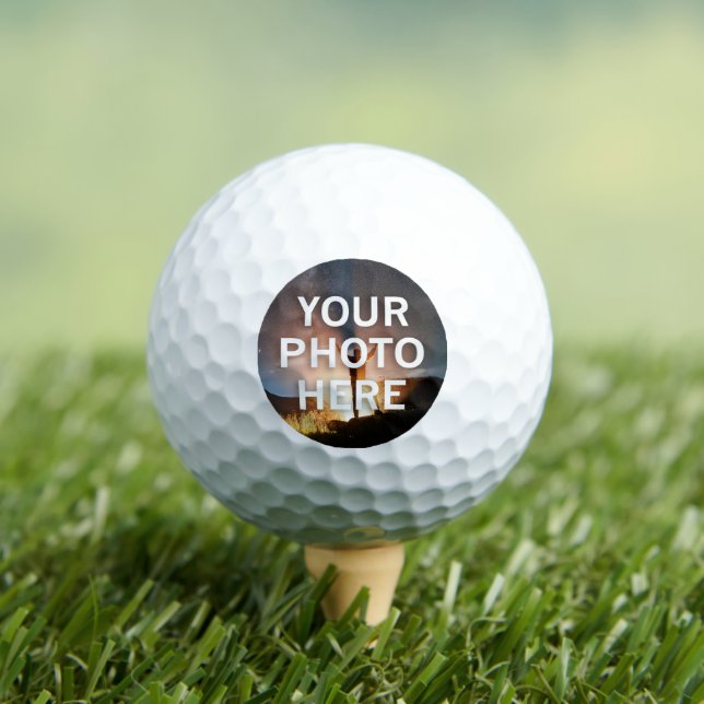 Pelotas De Golf Su foto aquí (Camiseta in situ)