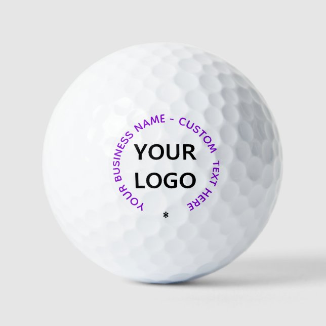 Pelotas De Golf Su logotipo o Personalizado fotográfico Sellos de  (Anverso)