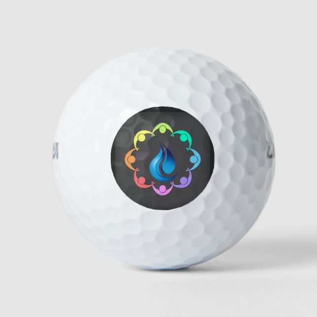 Pelotas De Golf Su recubrimiento de ionómero anticortes es resiste (Anverso)
