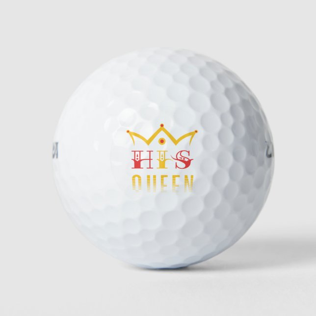 Pelotas De Golf Su Reina (Anverso)