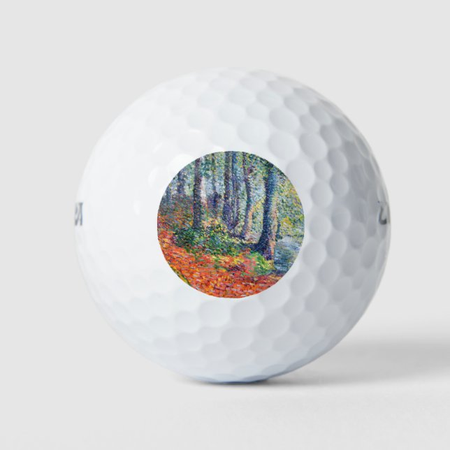 Pelotas De Golf Subcrecimiento forestal (por Léo Gausson) (Anverso)