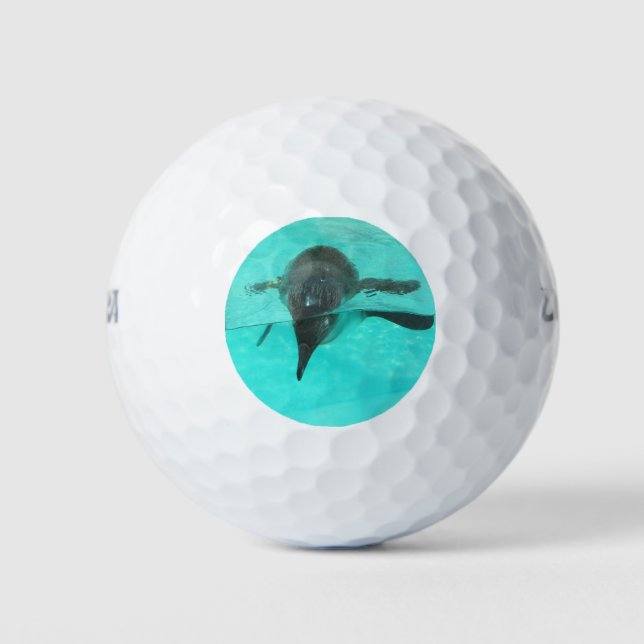 Pelotas De Golf Submarinismo con pingüino (Anverso)