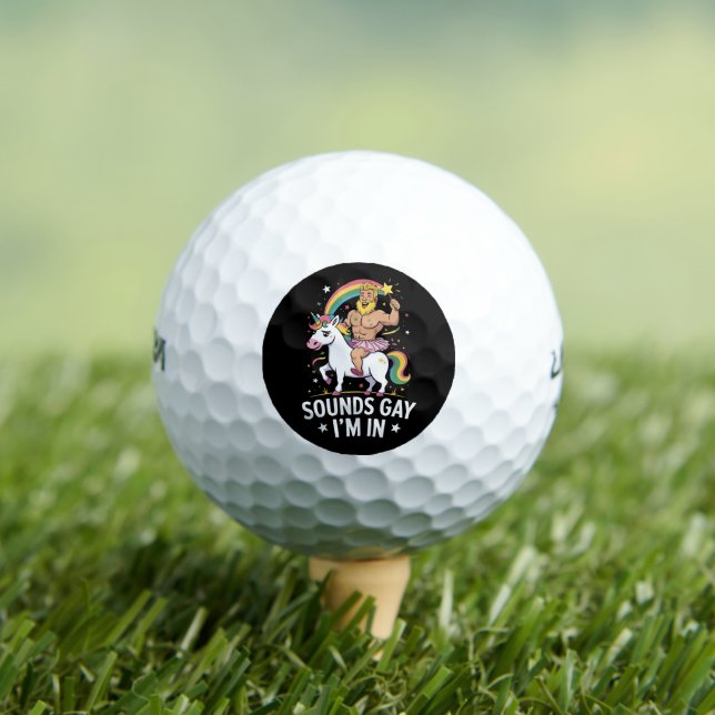 Pelotas De Golf Suena Gay Estoy Dentro  (Camiseta in situ)