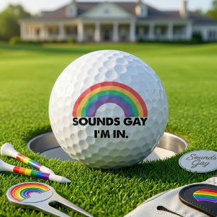 Pelotas De Golf Suena Gay Estoy En Cita de Orgullo Arciris