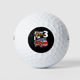 Pelotas De Golf suena la alarma, tengo 3 años