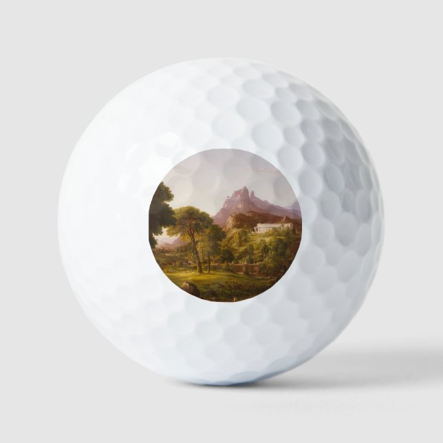 Pelotas De Golf Sueño Thomas Cole de Arcadia (Anverso)