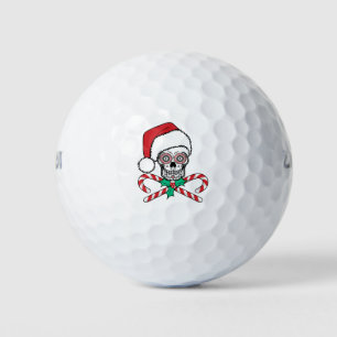 Pelotas De Golf Sugar Skull Santa