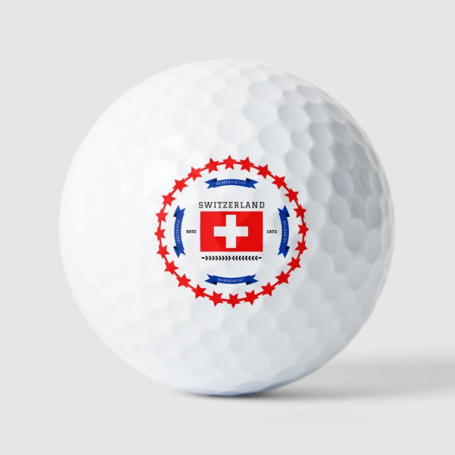 Pelotas De Golf Suiza (Anverso)